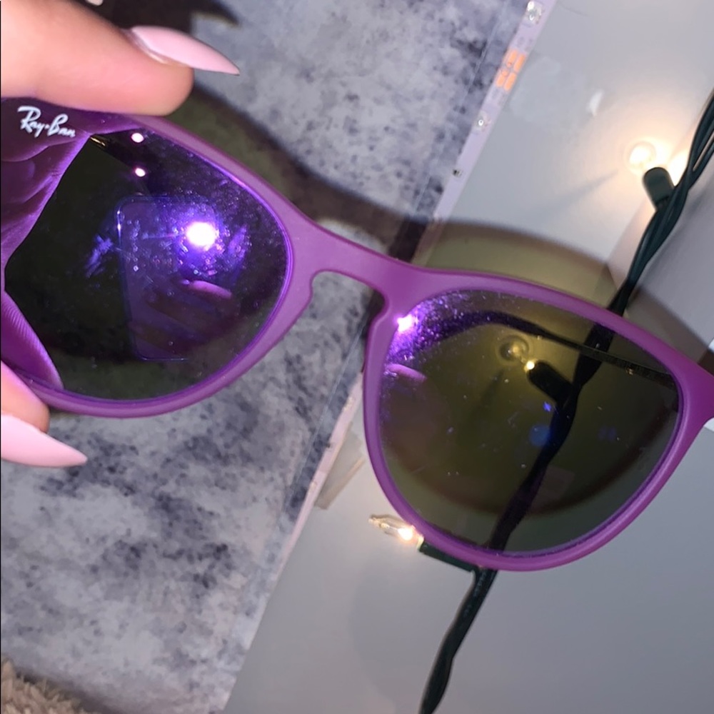 purple ray ban sunglasses
